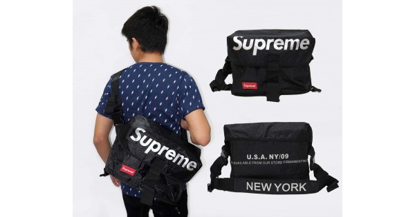 Supreme new york shoulder on sale bag